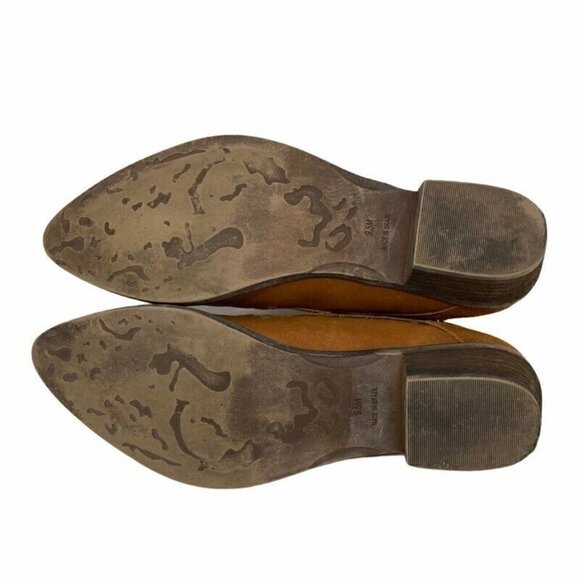 Steve Madden Auckland Booties Brown Leather 9.5 - Picture 3 of 9